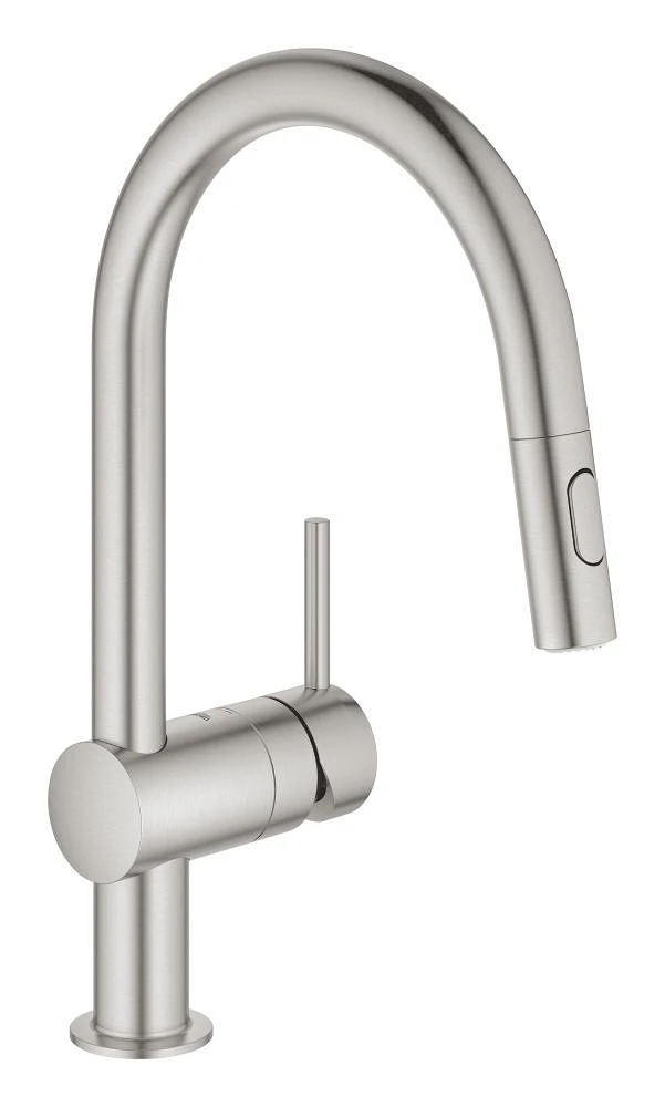 JEDNOUCHWYTOWA BATERIA ZLEWOZMYWAKOWA MINTA OHM SINK C-SPOUT DUAL SPRAY