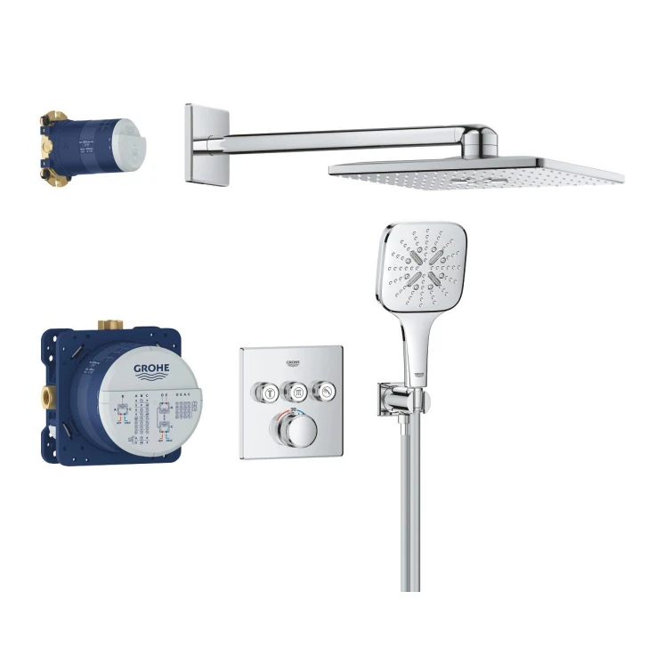 Podtynkowy zestaw natryskowy RAINSHOWER SMARTACTIVE 310 CUBE
