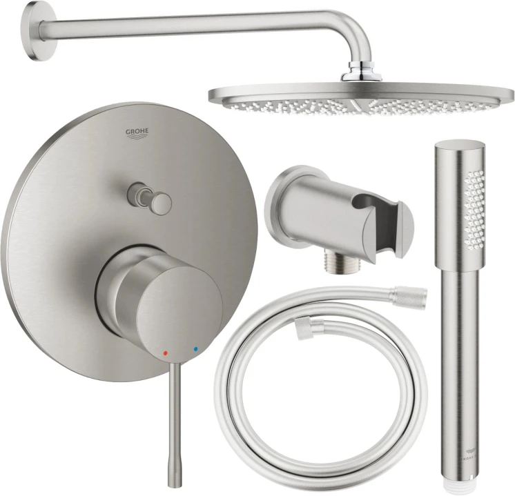 ZESTAW PRYSZNICOWY ESSENCE PROFESSIONAL  STAL SZCZOTKOWANA