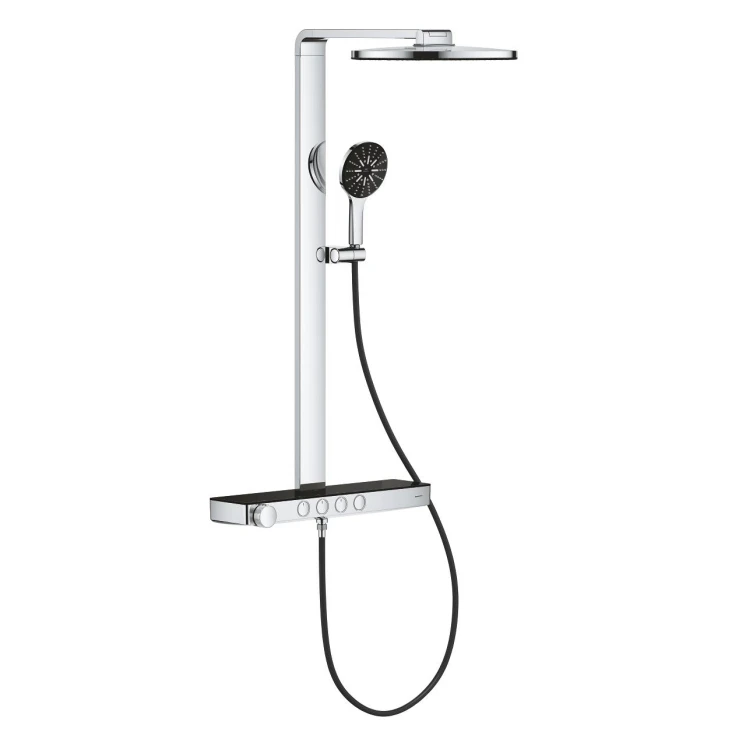 SYSTEM PRYSZNICOWY GROHE SPA RAINSHOWER AQUA PURE  CZERŃ/CHROM