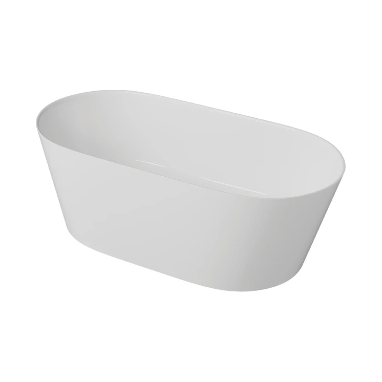 WANNA WOLNOSTOJĄCA NUVIO 158 SNOW WHITE Z KONGLOMERATU