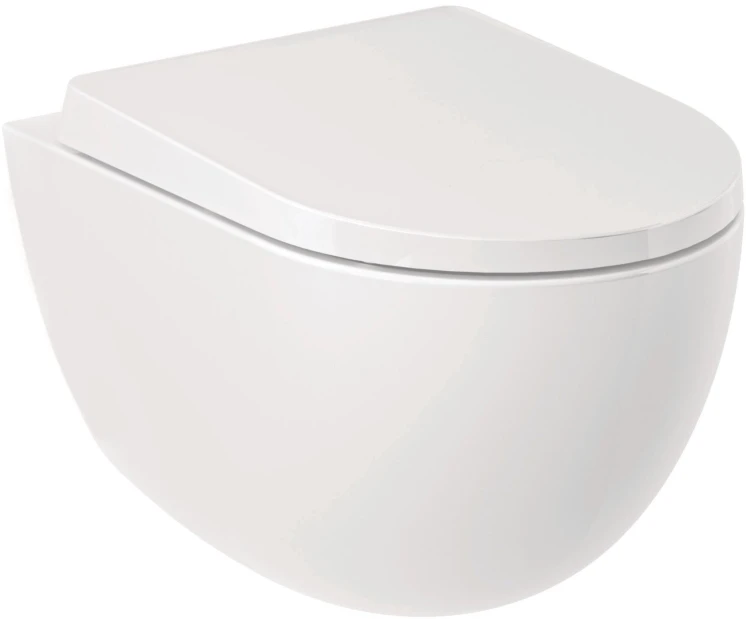MISKA WC RESA R WISZĄCA BEZKOŁNIERZOWA BIAŁY