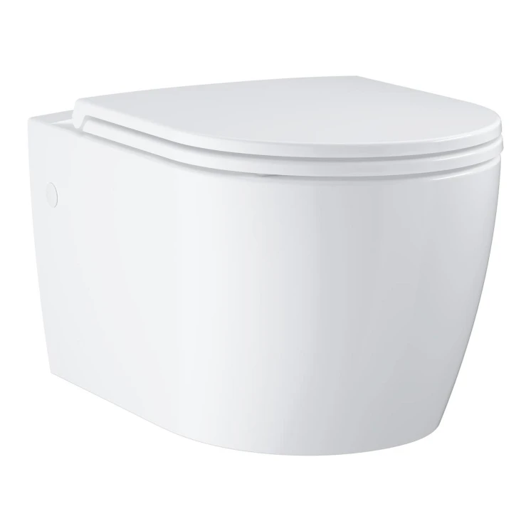 ZESTAW MISKA WC BAU CERAMIKA WISZĄCA 54 CM Z  DESKĄ