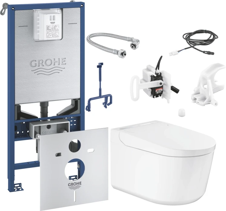 ZESTAW SPŁUKUJĄCY AUTOMATYCZNY TOALETA MYJĄCA SENSIA PRO ZE STELAŻEM RAPID SLX