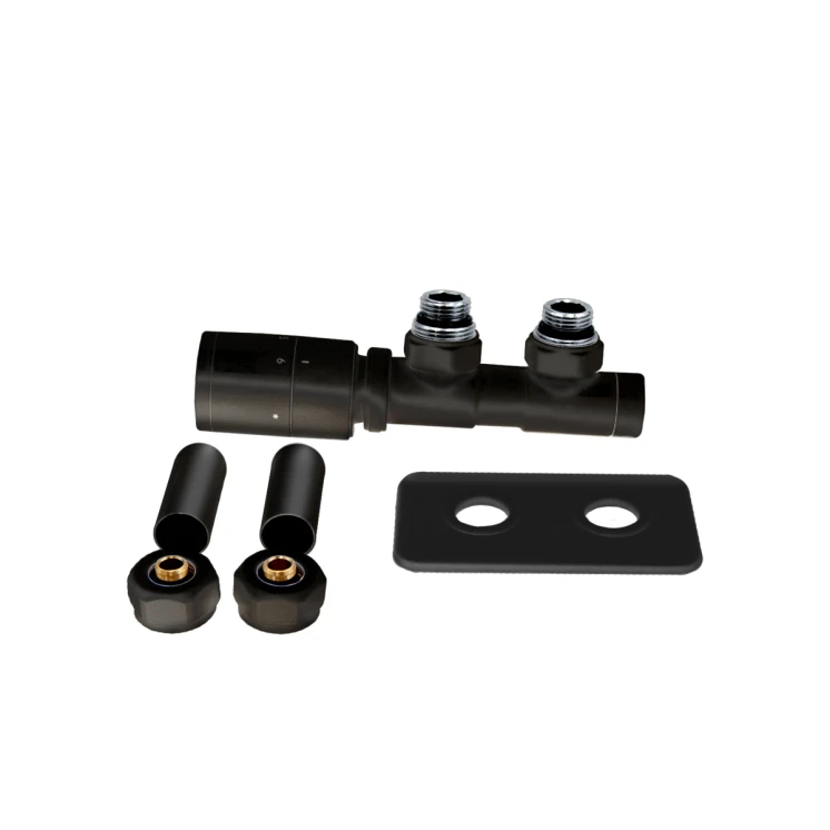 ZESTAW TERMOSTATYCZNY MAX ZE ZŁĄCZKĄ I MASKOWNICĄ WERSJA LEWA