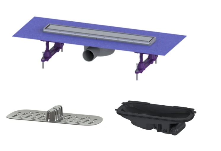 ODPŁYW LINIOWY LINEARIS COMPACT STALOWY 75CM