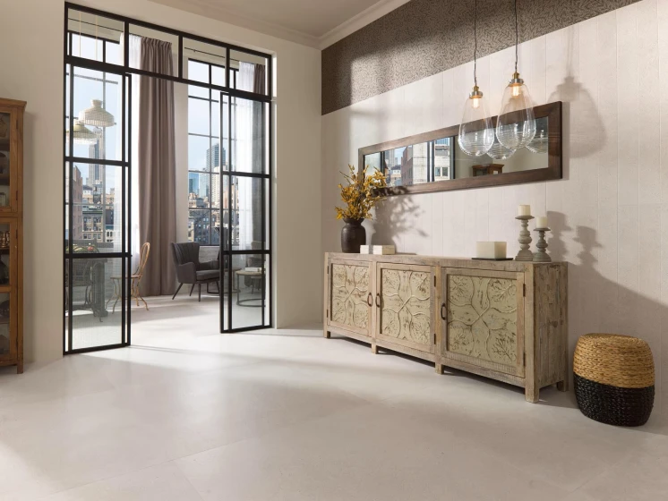 PŁYTKA GRESOWA BOTTEGA WHITE L 120X120