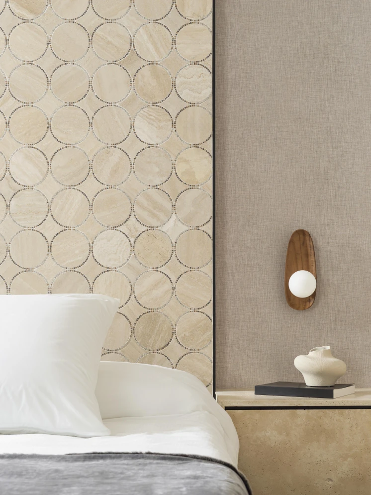 MOZAIKA TEMPO CIRCLE BEIGE 29,9X29,9