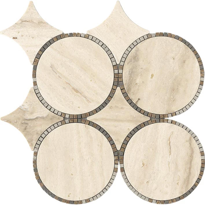 MOZAIKA TEMPO CIRCLE BEIGE 29,9X29,9